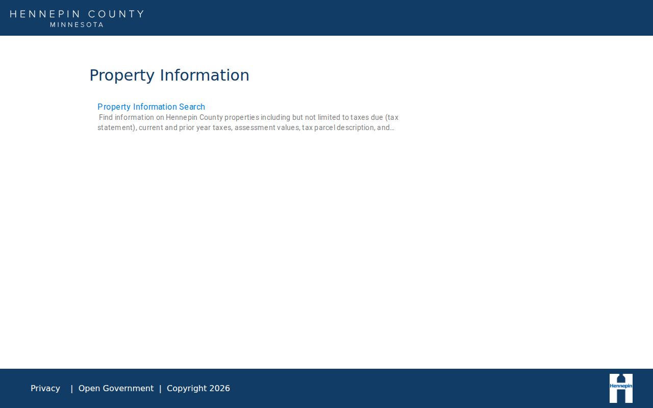 St. Louis Park residents directory Hennepin property search by address and PID