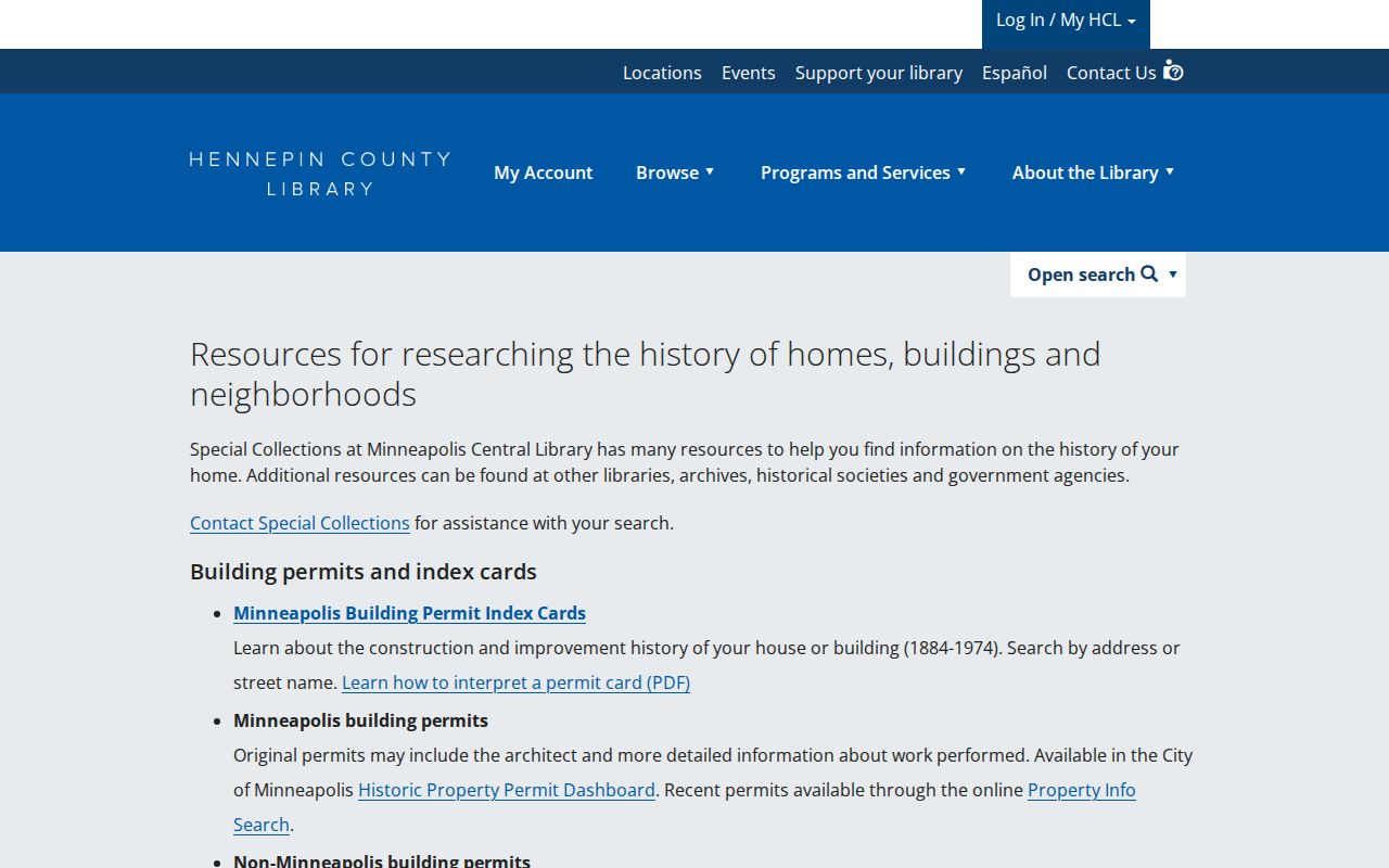 St. Louis Park residents directory house history research guide